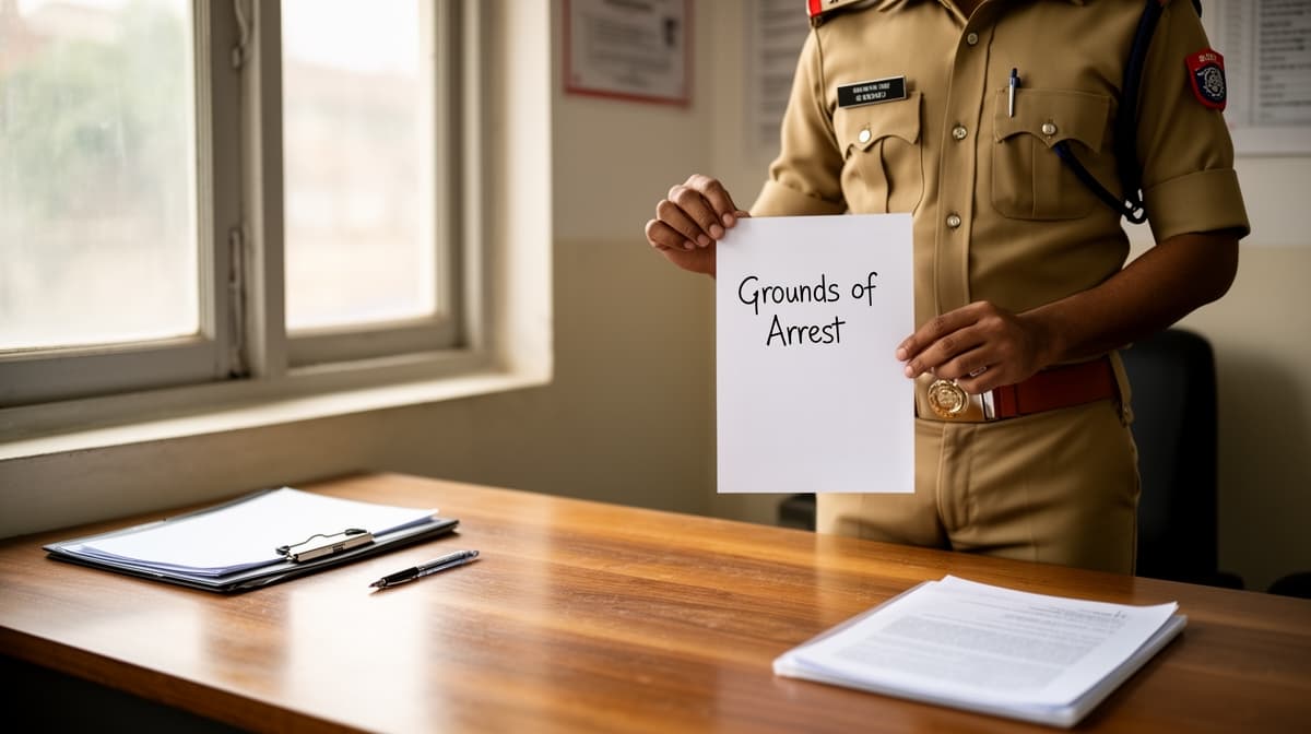 Arrest Is Invalid Without Written Grounds of Arrest | Constitutional Mandate Under Article 22(1) : Delhi High Court