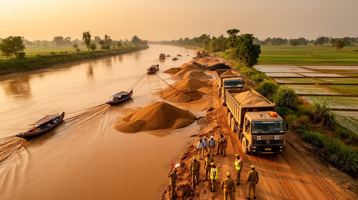 Environmental Compliance | Illegal River Mining Triggers Suo Motu Action : National Green Tribunal