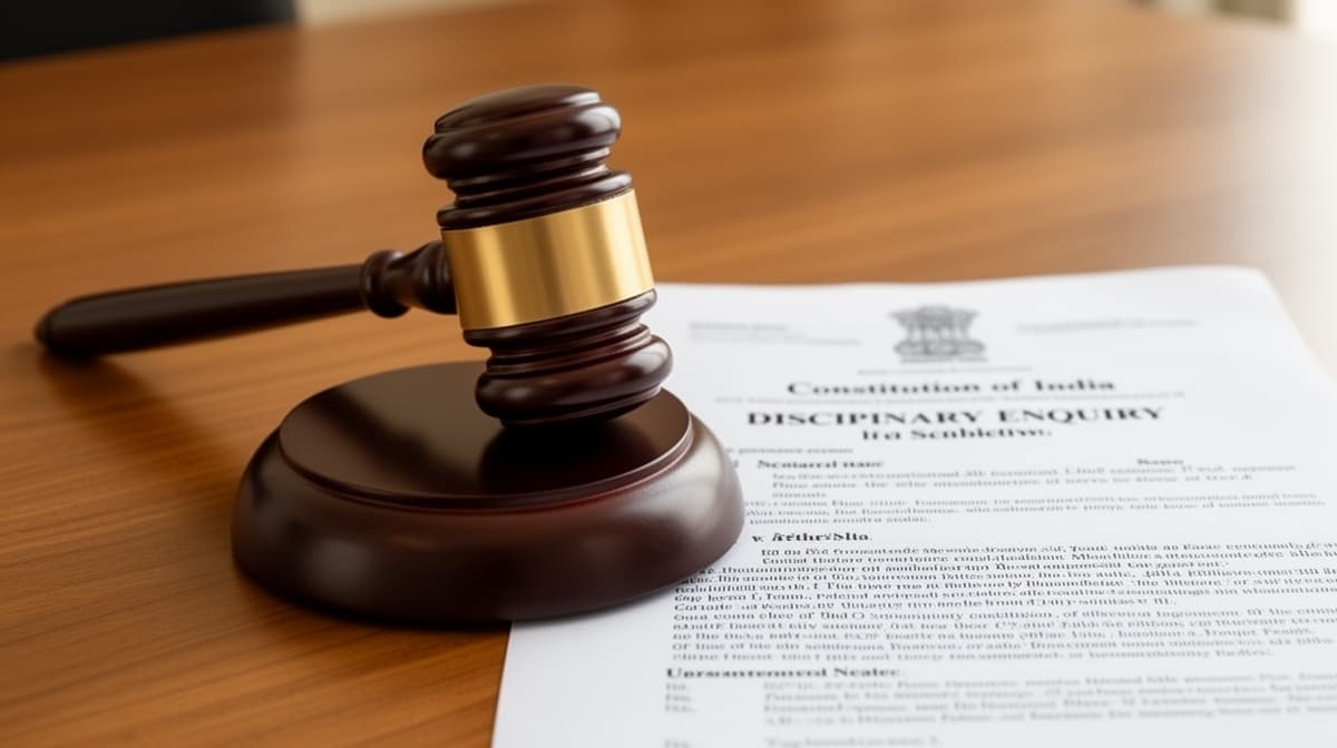 Judicial Review of Disciplinary Penalties | Limited Scope Under Article 226 : Rajasthan High Court