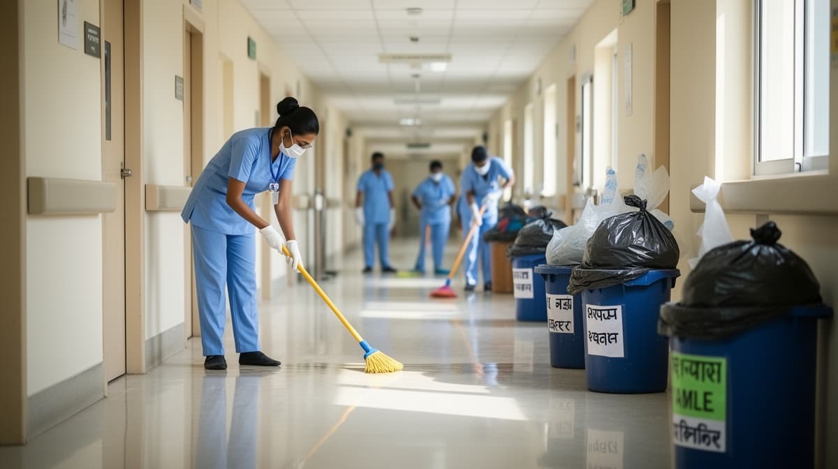 Sanitation Services to Government Hospitals Exempt from Service Tax | Notification 25/2012-ST Applies : Customs, Excise and Service Tax Appellate Tribunal